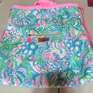 Lilly Pulitzer Drawstring Backpack EUC